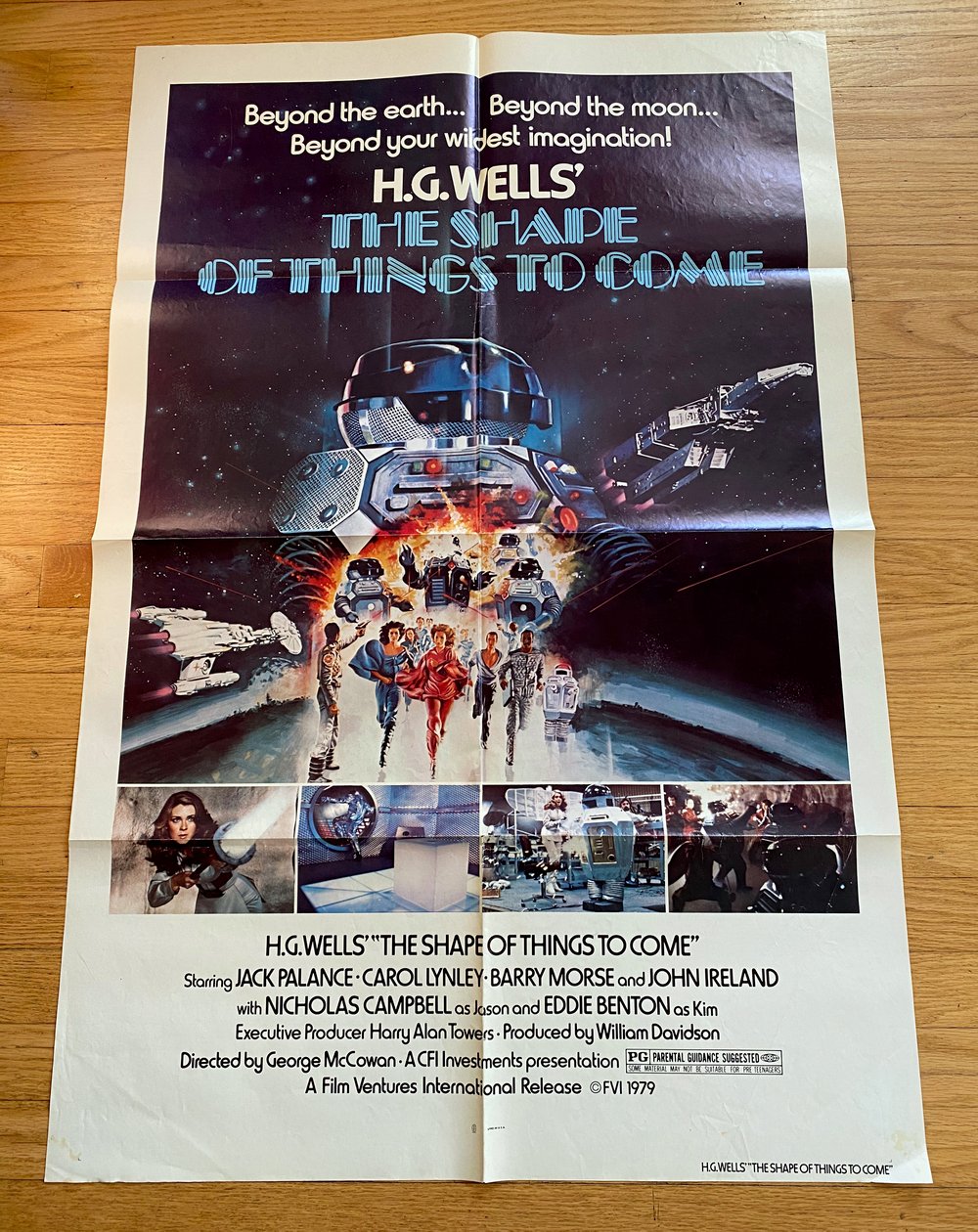 1979 THE SHAPE OF THINGS TO COME Original U.S. One Sheet Movie Poster