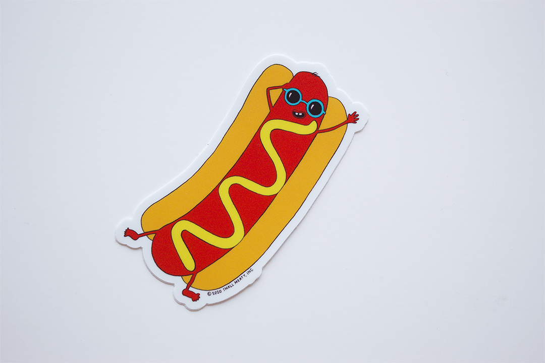 HOT DOGGY sticker
