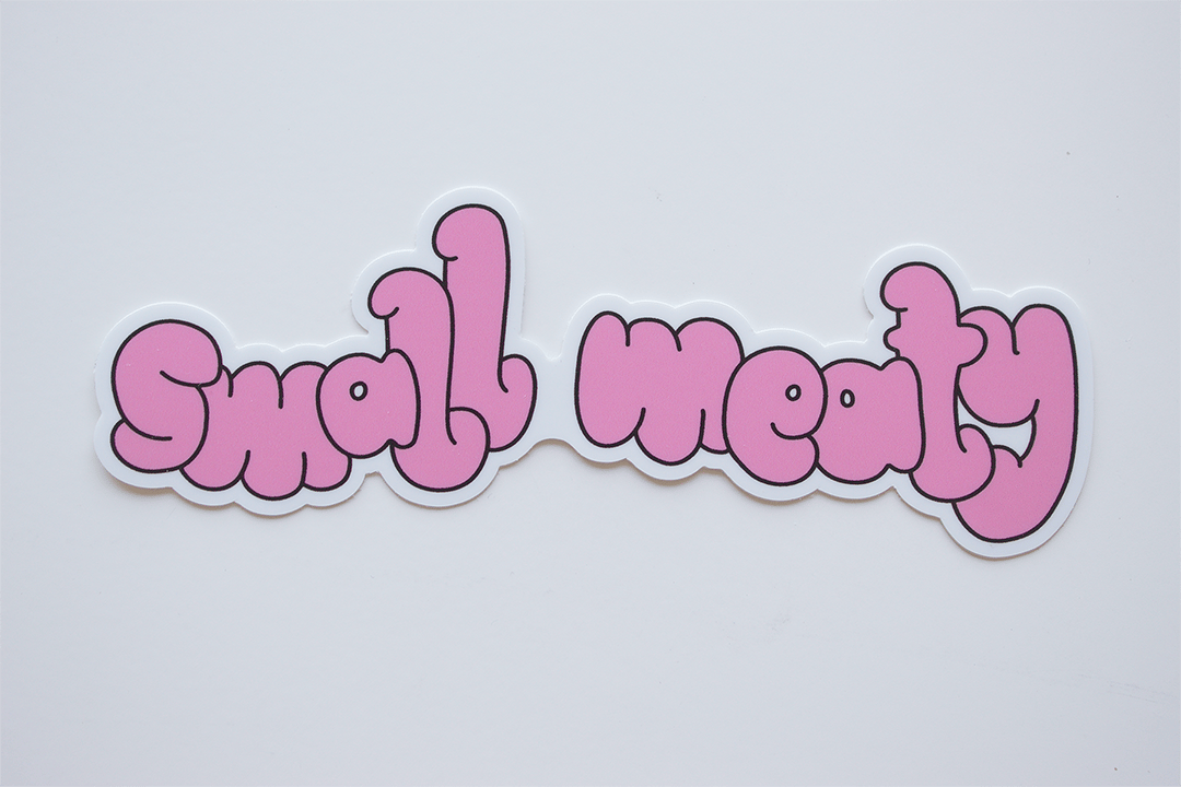 SMALL MEATY sticker