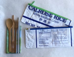 Image of Reusable utensil pouch