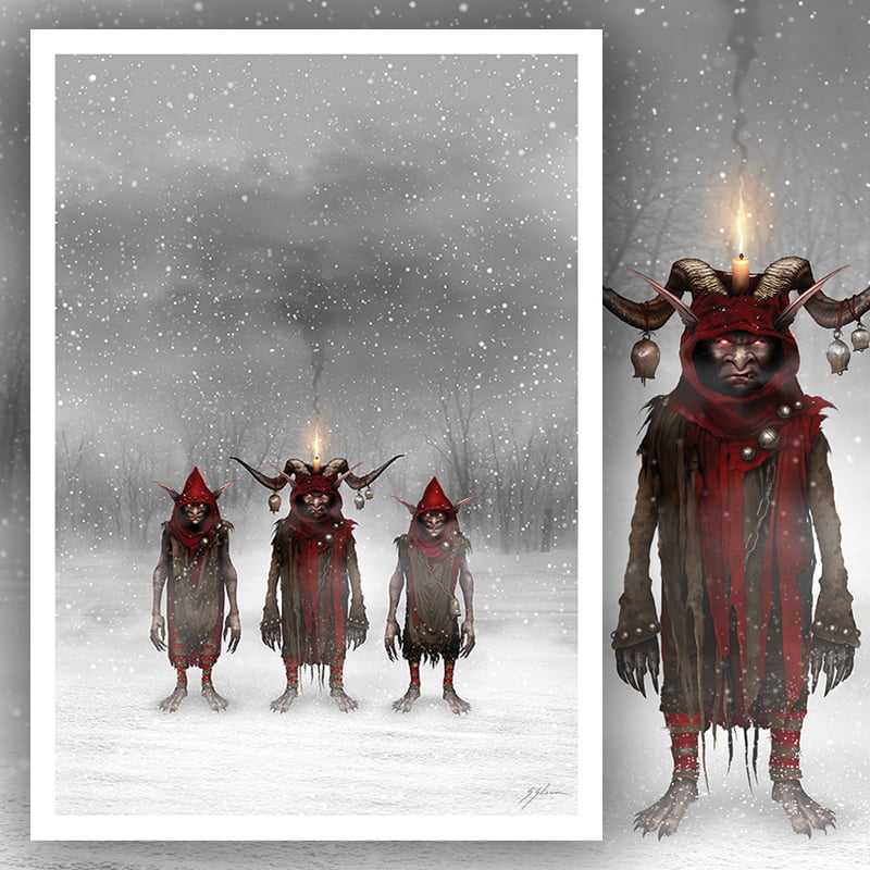 ELVES 12" x 17" Signed Print