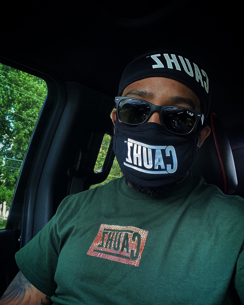 Cauhz™️ Bayou Beast Forest Green Tee