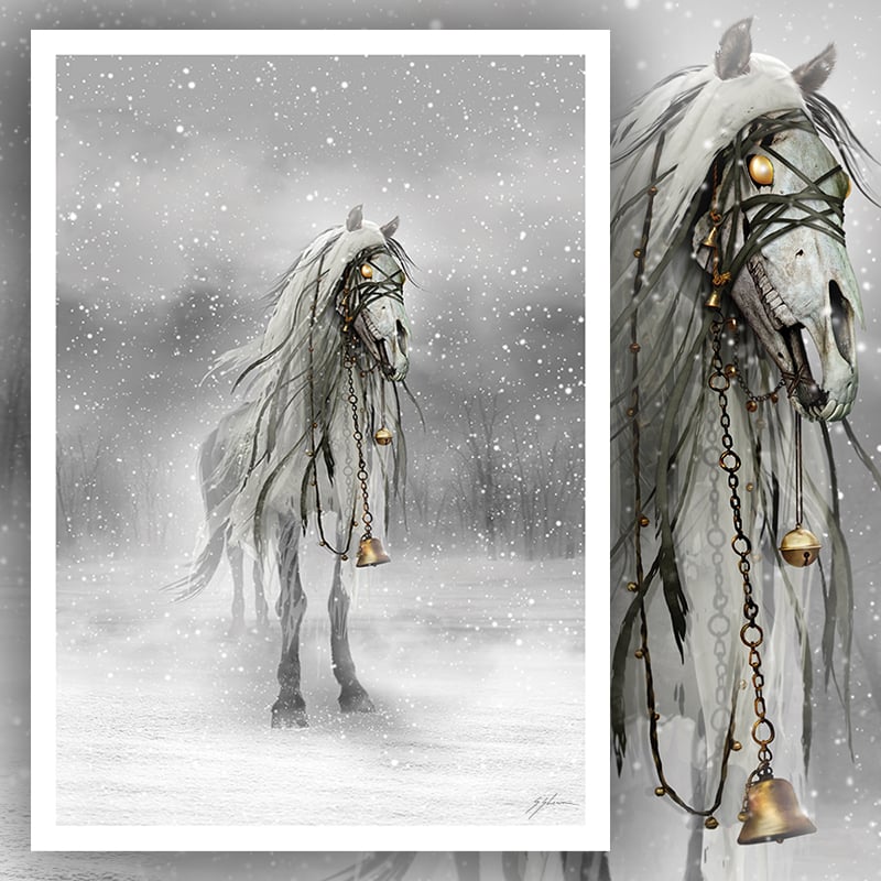 MARI LWYD 12" x 17" Signed Print