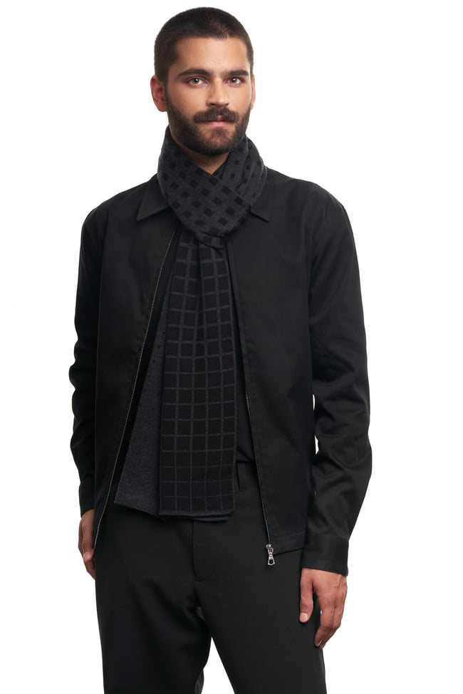 PARADIGMA black - anthra scarf, by Thijs Verhaar