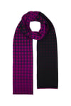 PARADIGMA black - magenta scarf, by Thijs Verhaar