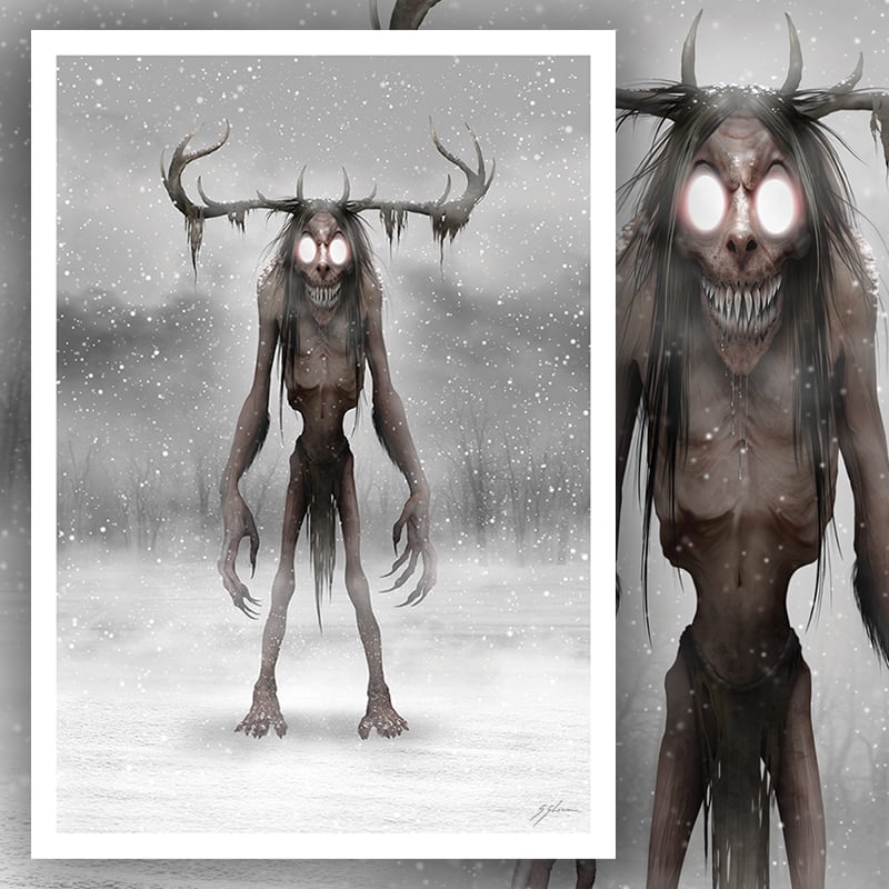 WENDIGO 12" x 17" Signed Print