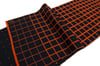 PARADIGMA black - orange scarf, by Thijs Verhaar