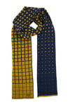 PARADIGMA navy - curry scarf, by Thijs Verhaar
