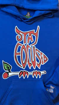 Image 2 of Stay Focused Hoody Royal