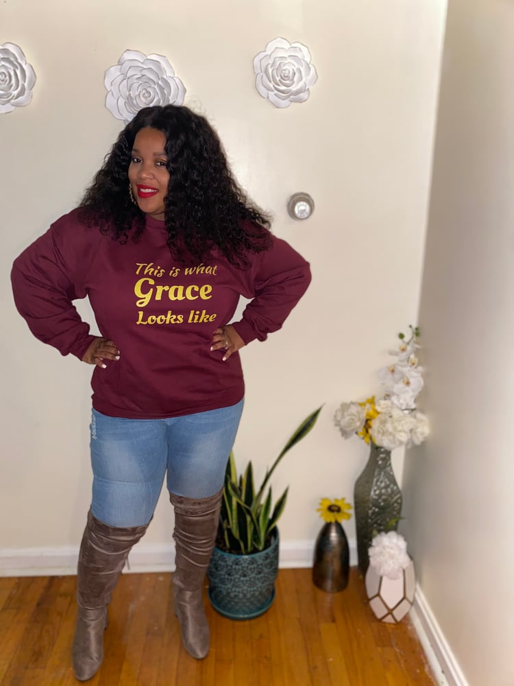 Image of What Grace looks like unisex Sweatshirt