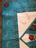 Floral Embroidered Quilt