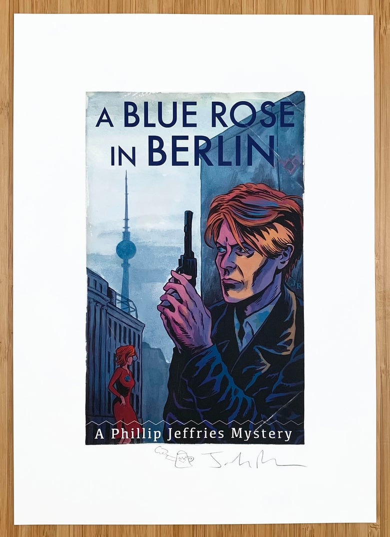Image of A Blue Rose in Berlin print