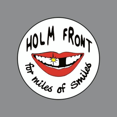Image of Holm Front pin badge