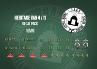 Image 3 of CURLY ROOF VAN / VAN 4 / 5  DECAL PACK 16MM