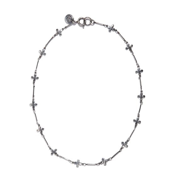 Image of Collier JACQUELINE plaqué argent vieilli