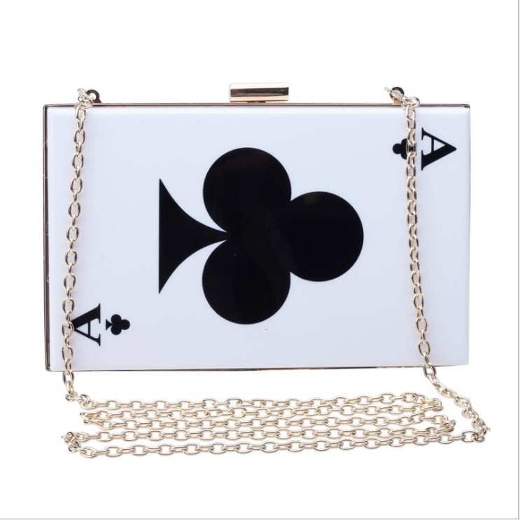 white resin clutch