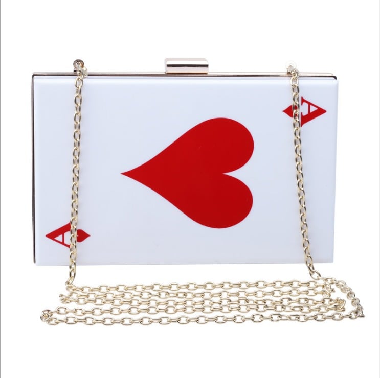 white summer clutch