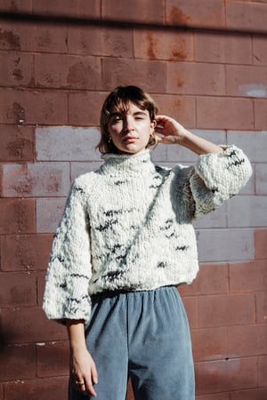 Image of Faro Sweater of Targhee & Alpaca spun wool