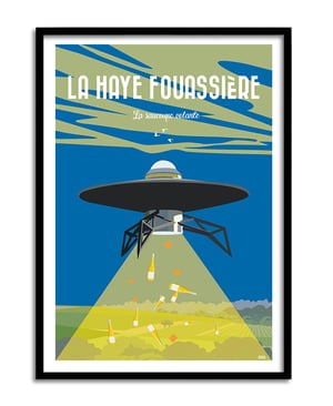 Image of La Haye Fouassière "La soucoupe volante" 50x70cm