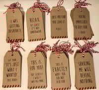 LARGE Honest Christmas Gift Tags #set2