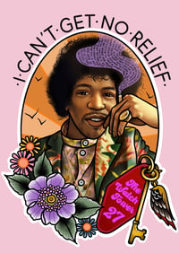 Image 1 of Jimi Hendrix Print 