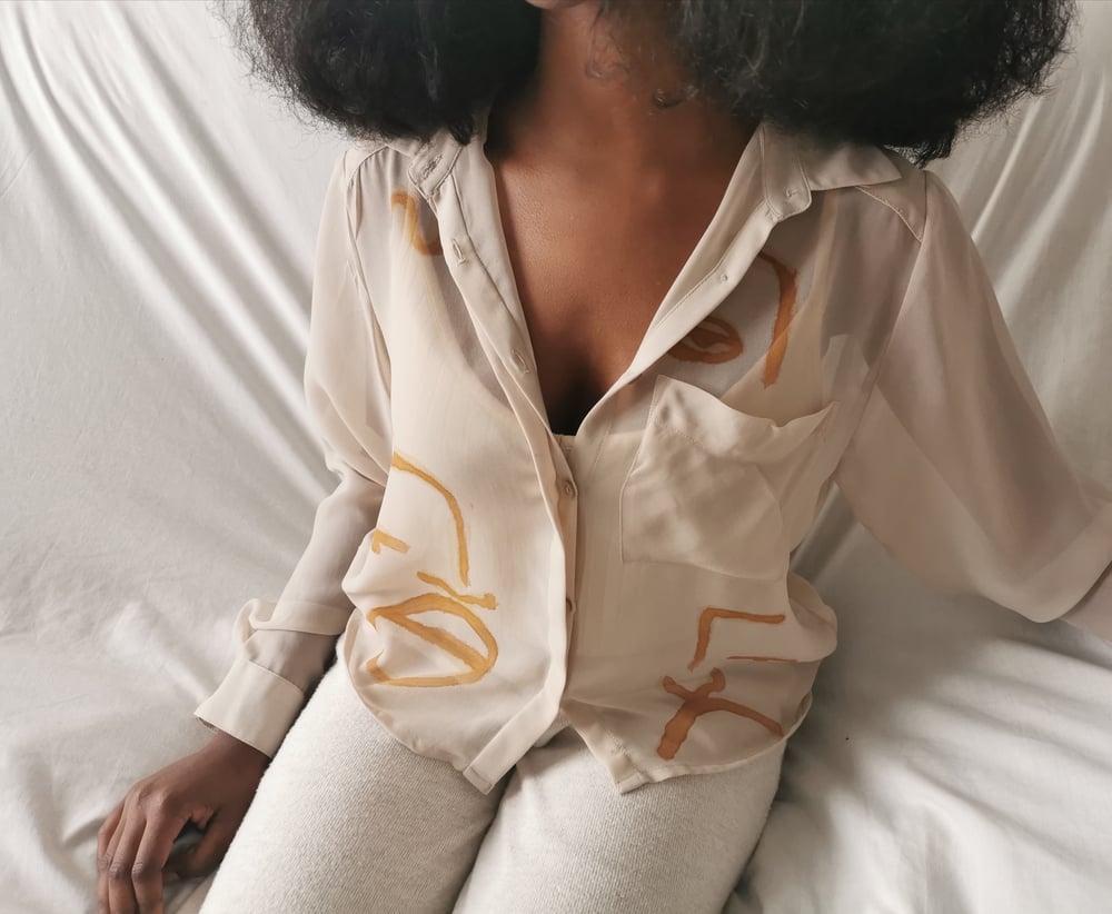 Image of sheer sansa blouse 