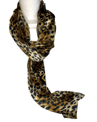 Image 2 of Cheetah Print Scarf 