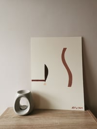 Image 1 of line aesthetic print