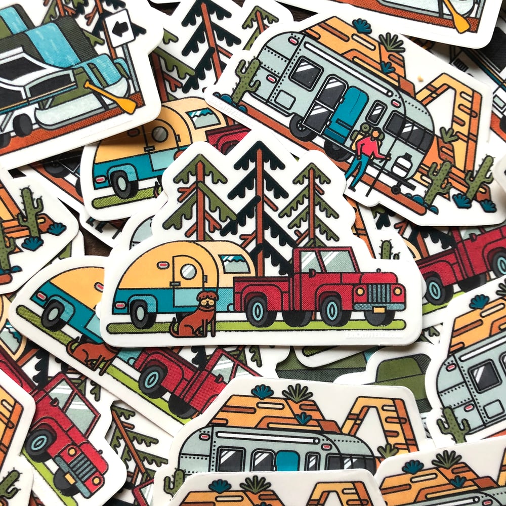 Image of Camping Sticker Pack