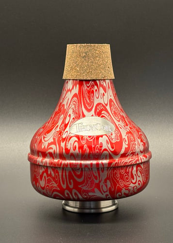 Image of Doc-Ouflage Silver Swirl on Candy Apple