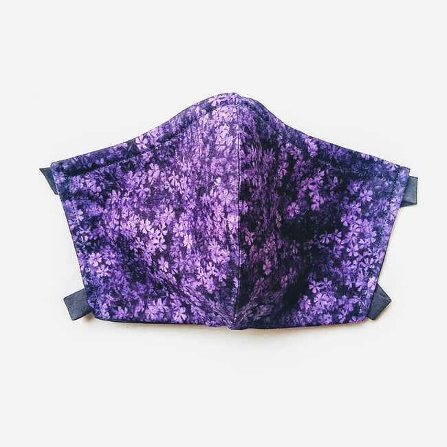 Vintage Paisley Face Mask with Ties 