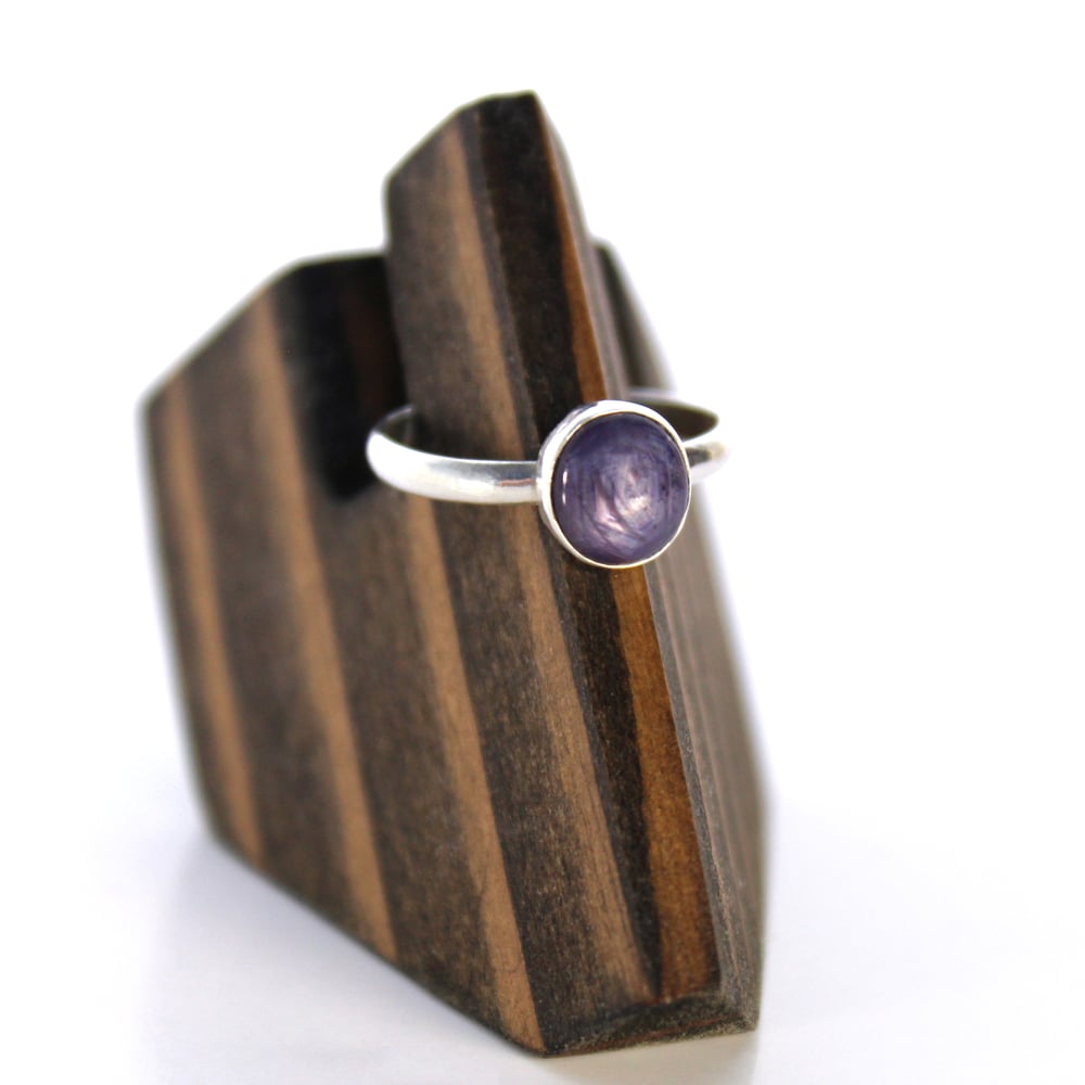 Star Sapphire Sterling Silver Ring