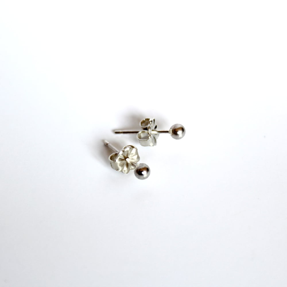 Lil' Ball Sterling Silver Earrings