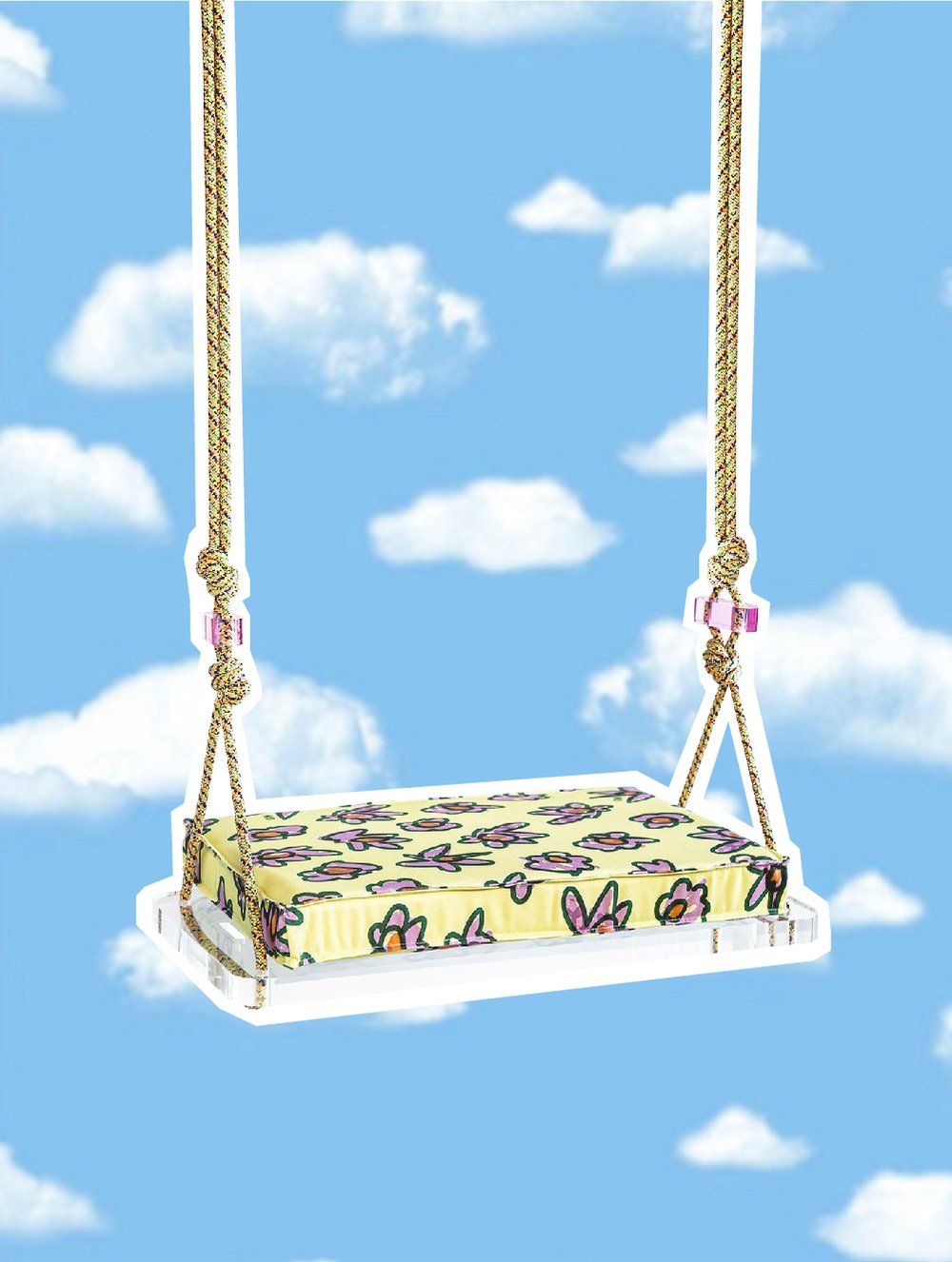 Image of Pick Me Up Swing in Garden Doodle Blooms