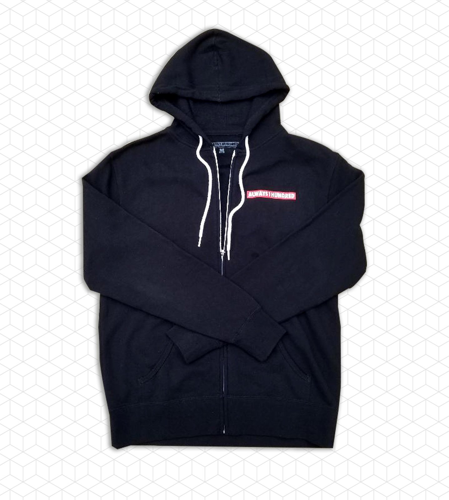 A1H Zip-Up Hoodie Black