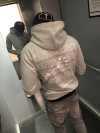 Image 5 of GREY SPLATTER HOODIE