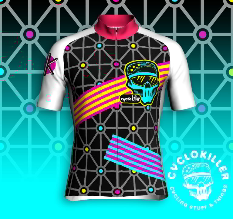 Pre-Order CycloKiller Neon Grid short sleeve jersey