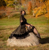 Image 3 of Bronze Glitter Sheer Fringe Robe