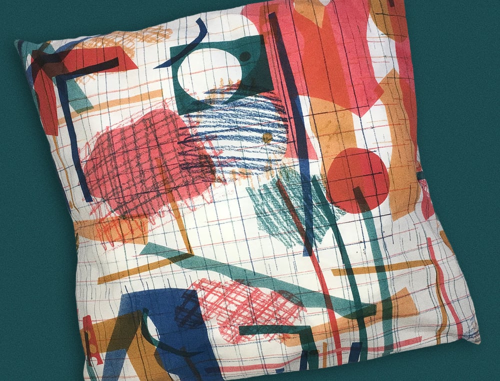 Image of COLOR COLLAGE PILLOWCASE