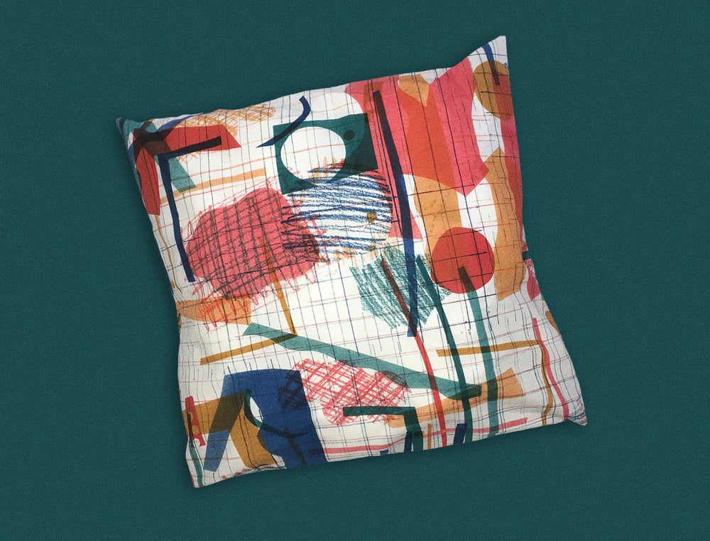 Image of COLOR COLLAGE PILLOWCASE