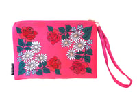 Image 1 of Roses Woven Wristlet Clutch Bag (2 colours)