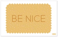 Image 1 of Be Nice Tea Towel