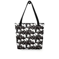Image 4 of Black Cargo- Contemporary Urban Art Apparel for the Woke   - Woke - All-Over Print Tote Bag