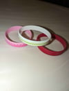 Silly, Sweetie, Kevin silicone bracelet (3 pack)