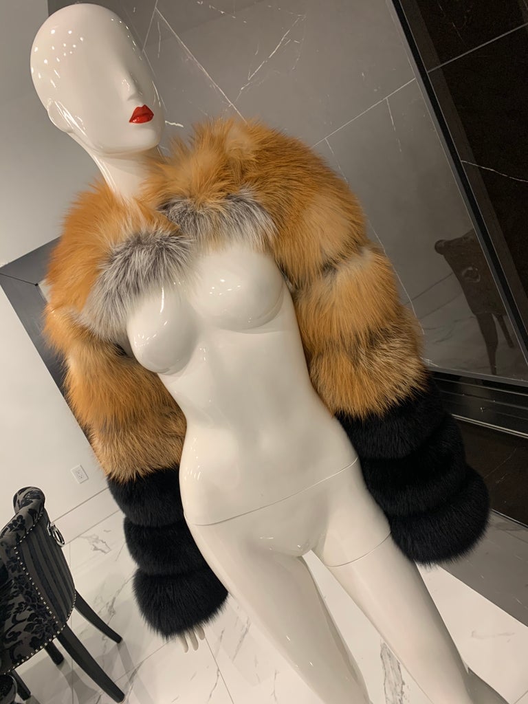 Stacy 3in1 Red Fox Fur Coat / istylebysonia