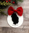 Custom Silhouette Ornaments