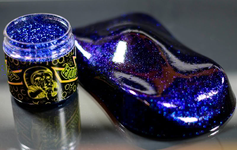 BLACK METAL PAINTHUFFER METALFLAKE