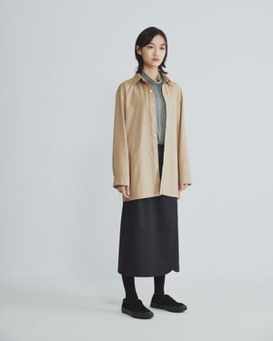 Image of TRAN - 寬角領工作襯衫 (卡其)