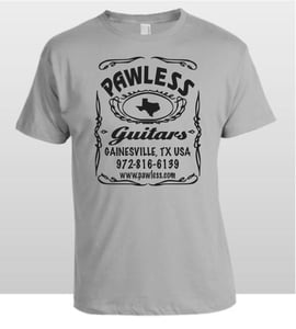 Image of 4th Generation Pawless shirt  2011 print- Grey w/Black print