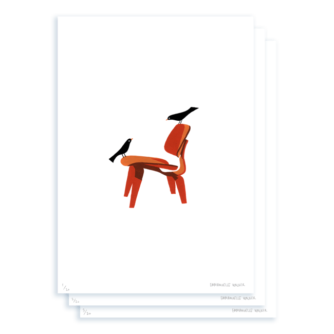 Print — Blackbirds